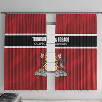 Trinidad and Tobago Rugby Window Curtain Come On Calypso Warriors