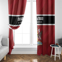 Trinidad and Tobago Rugby Window Curtain Come On Calypso Warriors