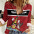 Custom Trinidad and Tobago Rugby Women Casual Shirt Come On Calypso Warriors