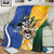 Italy And Australia Soccer Blanket Gli Azzurri Vs Socceroos