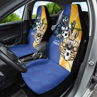 Italy And Australia Soccer Car Seat Cover Gli Azzurri Vs Socceroos