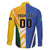 Custom Italy And Australia Soccer Family Matching Long Sleeve Bodycon Dress and Hawaiian Shirt Gli Azzurri Vs Socceroos