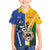 Custom Italy And Australia Soccer Family Matching Summer Maxi Dress and Hawaiian Shirt Gli Azzurri Vs Socceroos