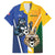 Custom Italy And Australia Soccer Hawaiian Shirt Gli Azzurri Vs Socceroos