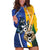 Custom Italy And Australia Soccer Hoodie Dress Gli Azzurri Vs Socceroos