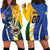Custom Italy And Australia Soccer Hoodie Dress Gli Azzurri Vs Socceroos