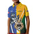Custom Italy And Australia Soccer Kid Polo Shirt Gli Azzurri Vs Socceroos