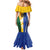 Custom Italy And Australia Soccer Mermaid Dress Gli Azzurri Vs Socceroos
