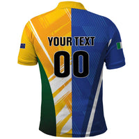 Custom Italy And Australia Soccer Polo Shirt Gli Azzurri Vs Socceroos