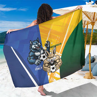 Italy And Australia Soccer Sarong Gli Azzurri Vs Socceroos
