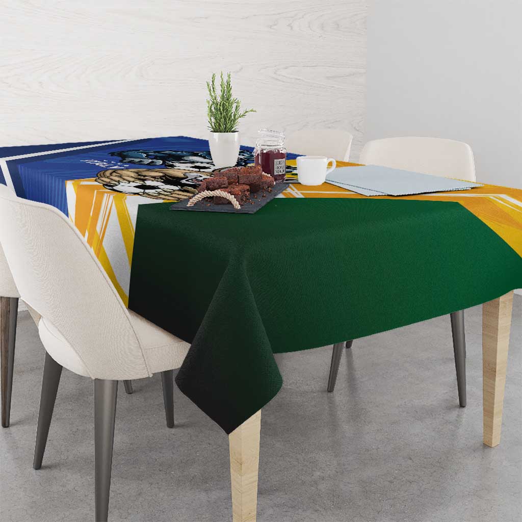 Italy And Australia Soccer Tablecloth Gli Azzurri Vs Socceroos