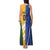 Custom Italy And Australia Soccer Tank Maxi Dress Gli Azzurri Vs Socceroos