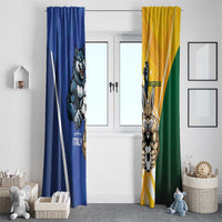 Italy And Australia Soccer Window Curtain Gli Azzurri Vs Socceroos