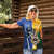 Custom Italy And Australia Soccer Women Polo Shirt Gli Azzurri Vs Socceroos