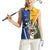 Custom Italy And Australia Soccer Women Sleeveless Polo Shirt Gli Azzurri Vs Socceroos