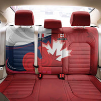 Rugby France And Canada Back Car Seat Cover Le XV de France Vs Canucks