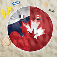 Rugby France And Canada Beach Blanket Le XV de France Vs Canucks