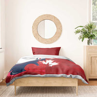 Rugby France And Canada Bedding Set Le XV de France Vs Canucks