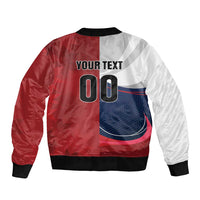 Custom Rugby France And Canada Bomber Jacket Le XV de France Vs Canucks