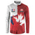 Custom Rugby France And Canada Button Sweatshirt Le XV de France Vs Canucks