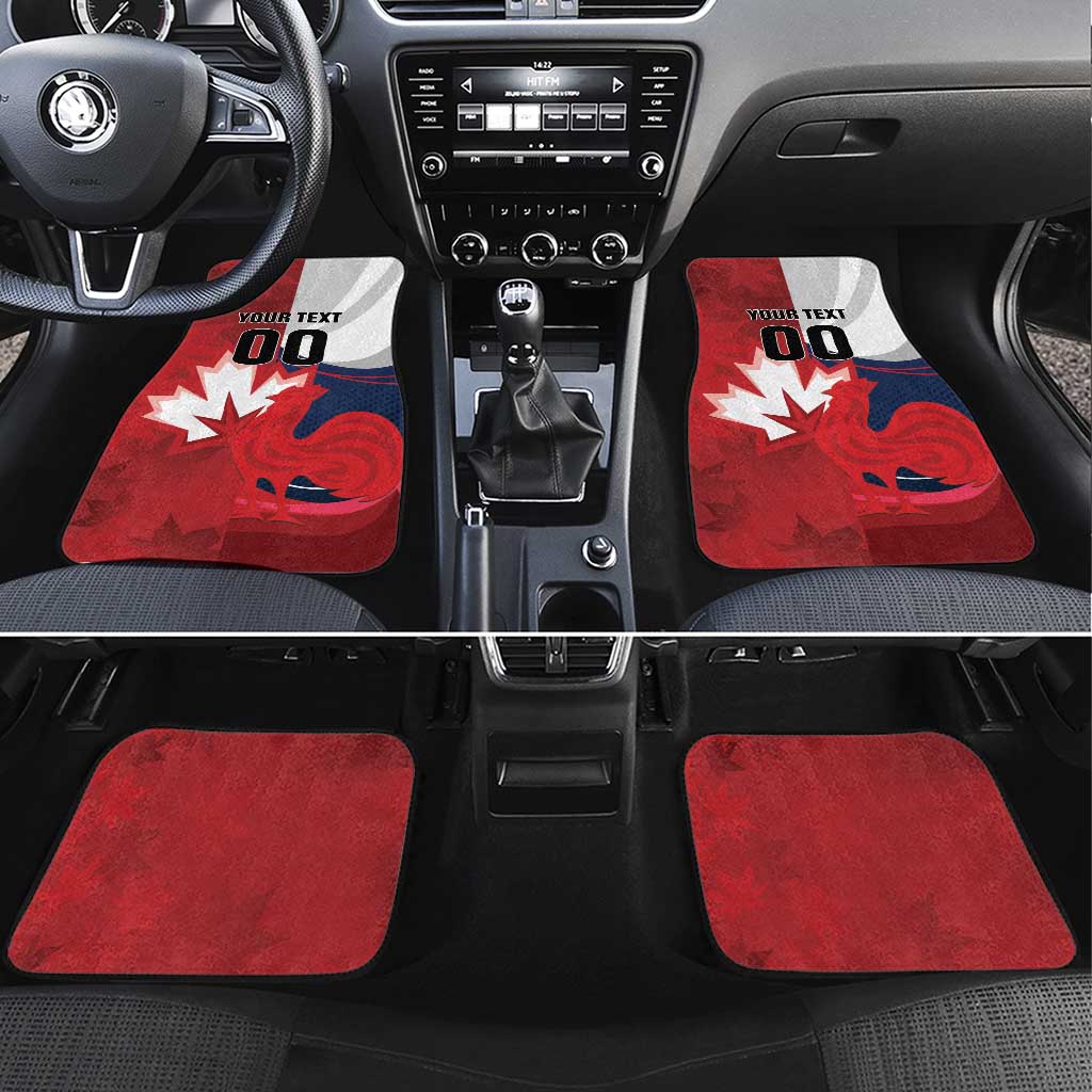 Rugby France And Canada Car Mats Le XV de France Vs Canucks