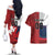 Custom Rugby France And Canada Couples Matching Off The Shoulder Long Sleeve Dress and Hawaiian Shirt Le XV de France Vs Canucks