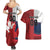 Custom Rugby France And Canada Couples Matching Summer Maxi Dress and Hawaiian Shirt Le XV de France Vs Canucks