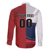 Custom Rugby France And Canada Family Matching Long Sleeve Bodycon Dress and Hawaiian Shirt Le XV de France Vs Canucks