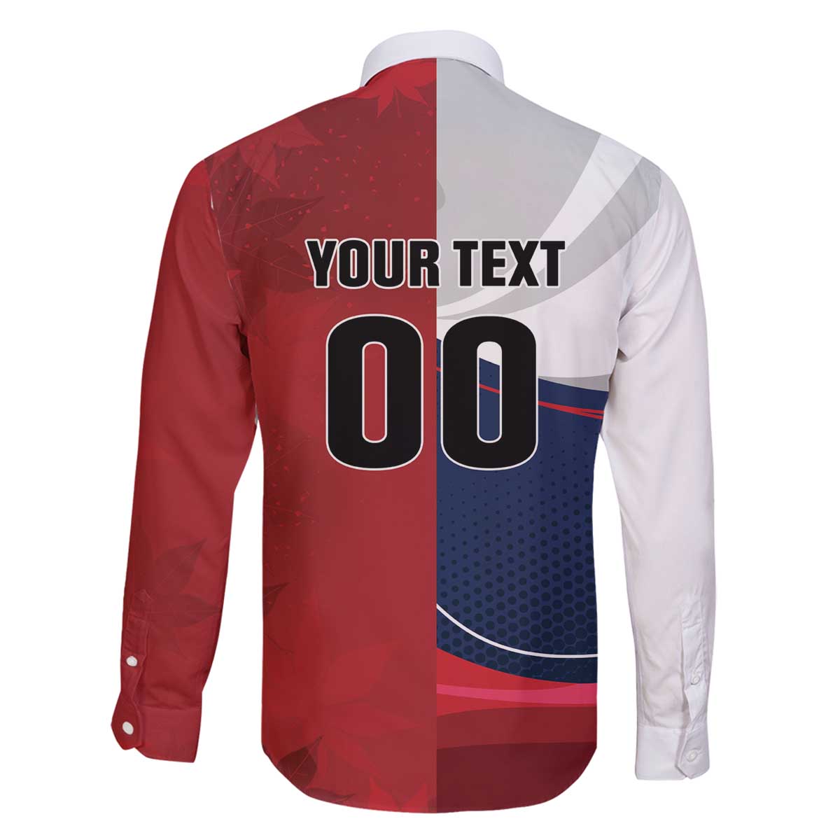 Custom Rugby France And Canada Family Matching Off The Shoulder Long Sleeve Dress and Hawaiian Shirt Le XV de France Vs Canucks