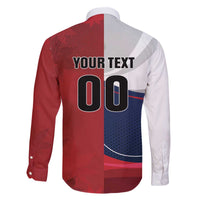 Custom Rugby France And Canada Family Matching Off The Shoulder Long Sleeve Dress and Hawaiian Shirt Le XV de France Vs Canucks