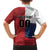 Custom Rugby France And Canada Family Matching Off Shoulder Maxi Dress and Hawaiian Shirt Le XV de France Vs Canucks