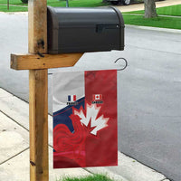 Rugby France And Canada Garden Flag Le XV de France Vs Canucks