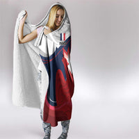 Rugby France And Canada Hooded Blanket Le XV de France Vs Canucks
