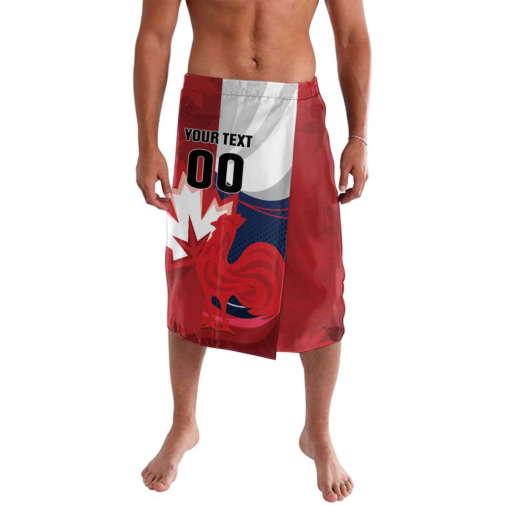 Custom Rugby France And Canada Lavalava Le XV de France Vs Canucks