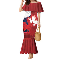 Custom Rugby France And Canada Mermaid Dress Le XV de France Vs Canucks