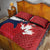 Rugby France And Canada Quilt Bed Set Le XV de France Vs Canucks