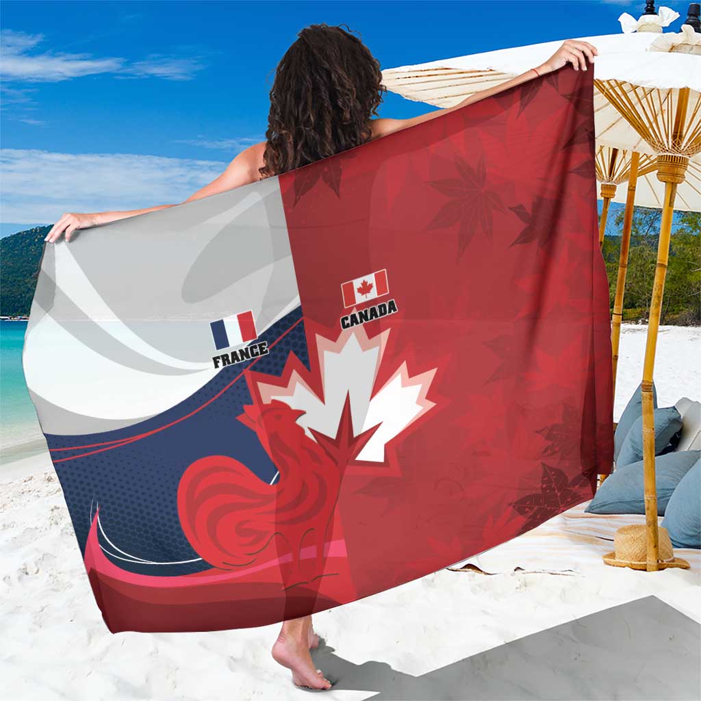 Rugby France And Canada Sarong Le XV de France Vs Canucks