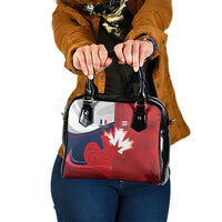 Rugby France And Canada Shoulder Handbag Le XV de France Vs Canucks