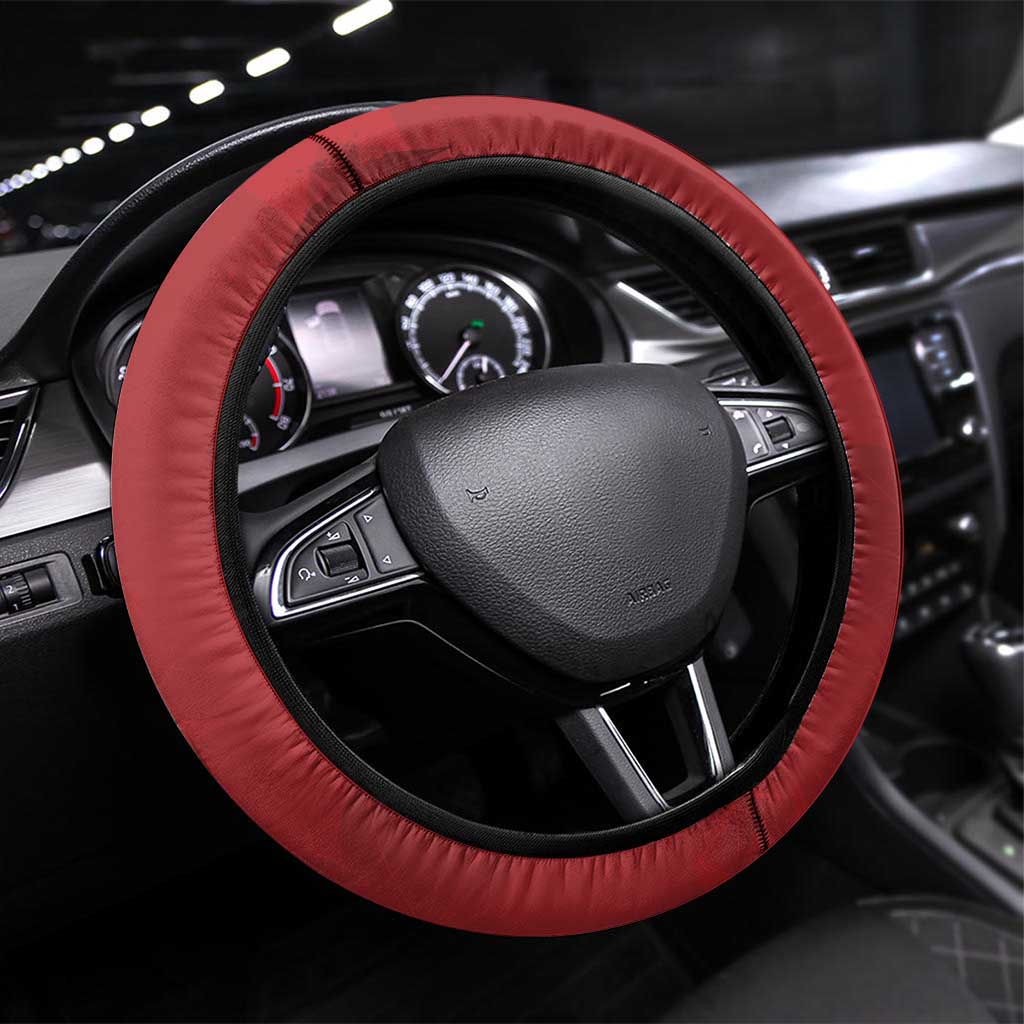 Rugby France And Canada Steering Wheel Cover Le XV de France Vs Canucks