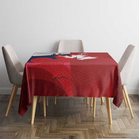 Rugby France And Canada Tablecloth Le XV de France Vs Canucks