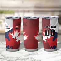Custom Rugby France And Canada Tumbler Cup Le XV de France Vs Canucks
