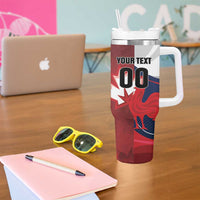 Custom Rugby France And Canada Tumbler With Handle Le XV de France Vs Canucks