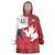 Custom Rugby France And Canada Wearable Blanket Hoodie Le XV de France Vs Canucks