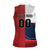 Custom Rugby France And Canada Women Sleeveless Polo Shirt Le XV de France Vs Canucks