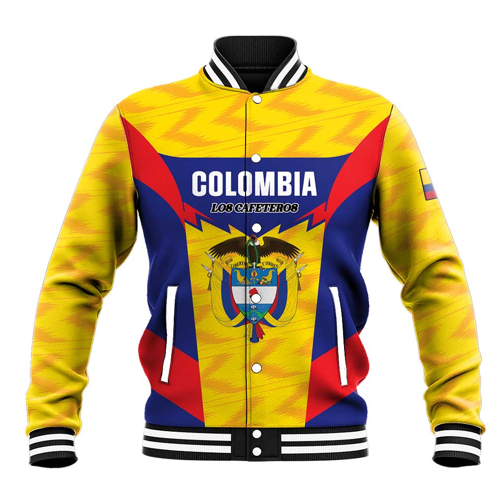 Custom Football Colombia Baseball Jacket Los Cafeteros Go Champions