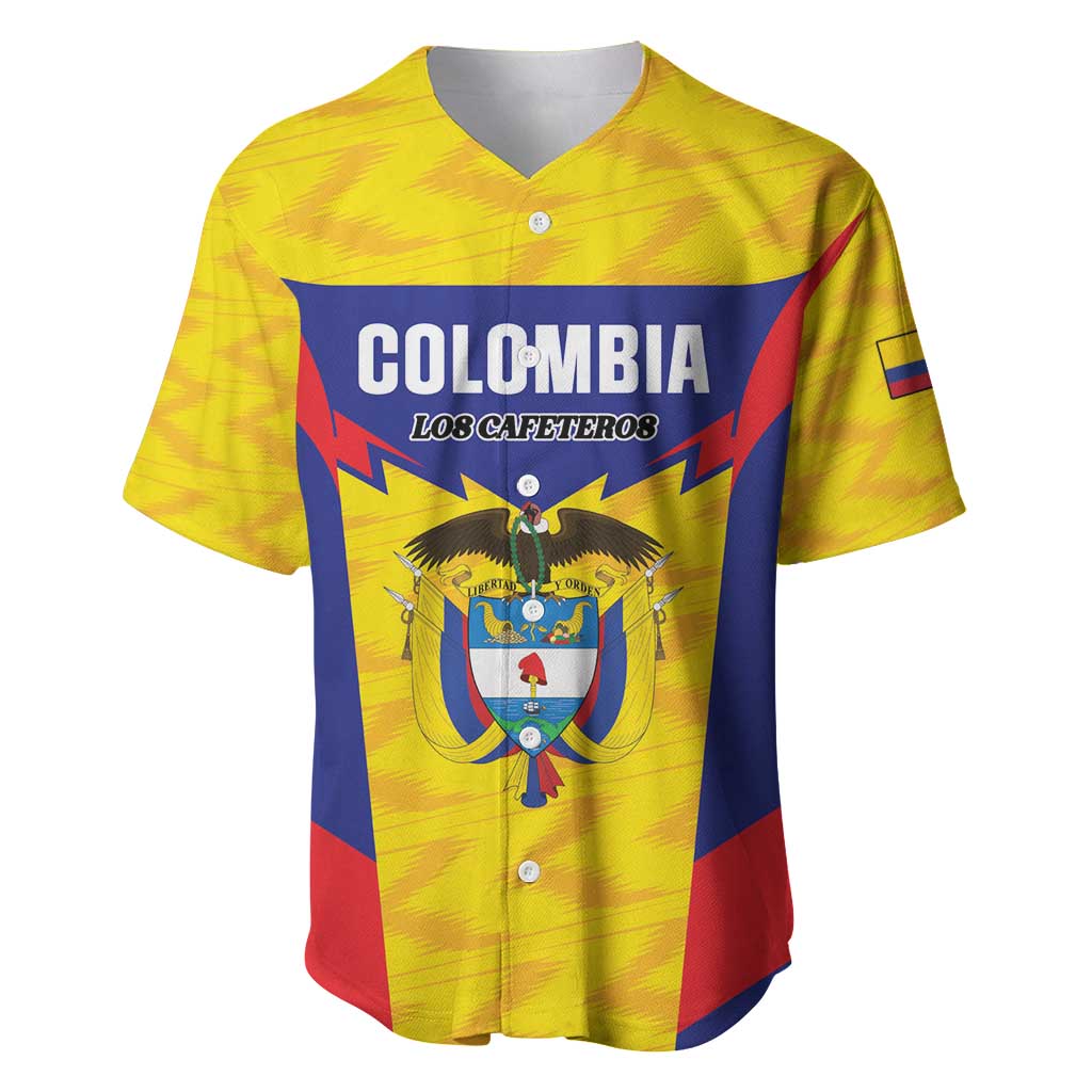 Custom Football Colombia Baseball Jersey Los Cafeteros Go Champions