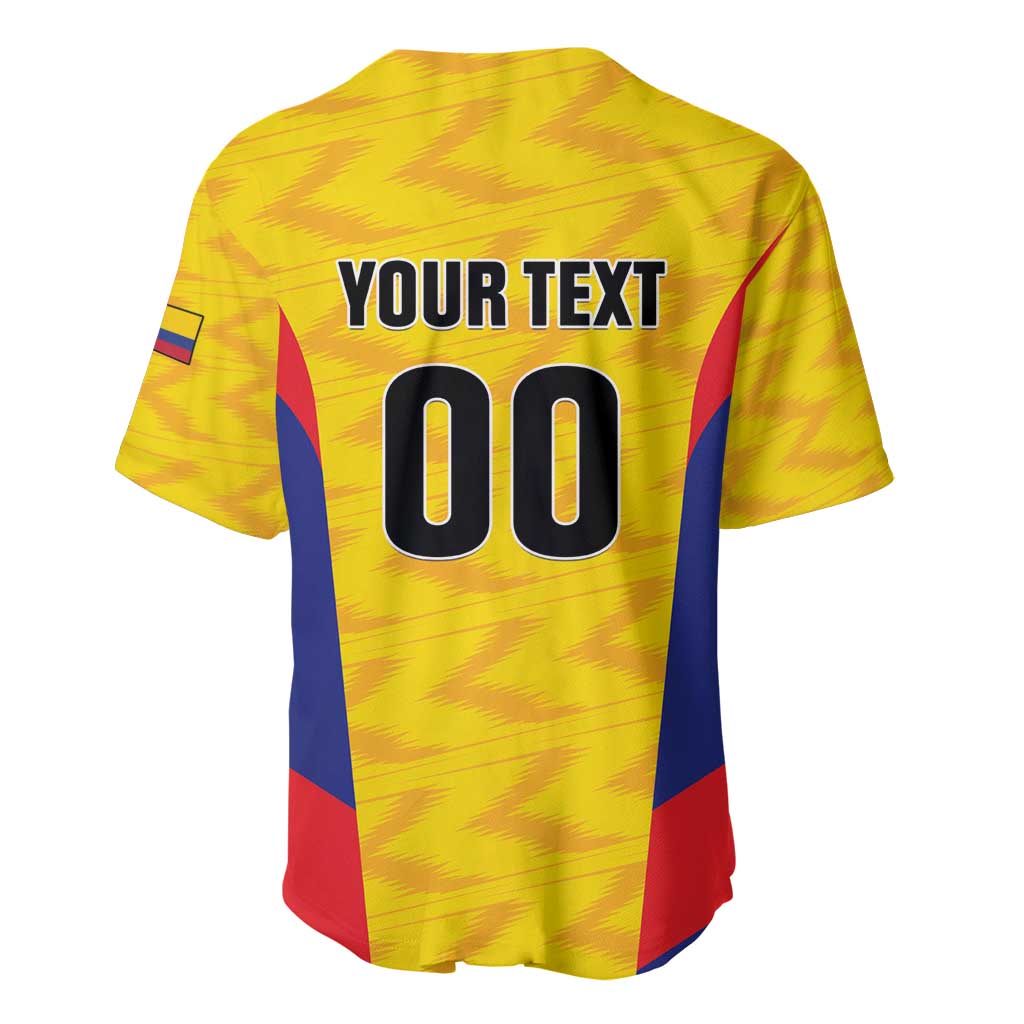 Custom Football Colombia Baseball Jersey Los Cafeteros Go Champions