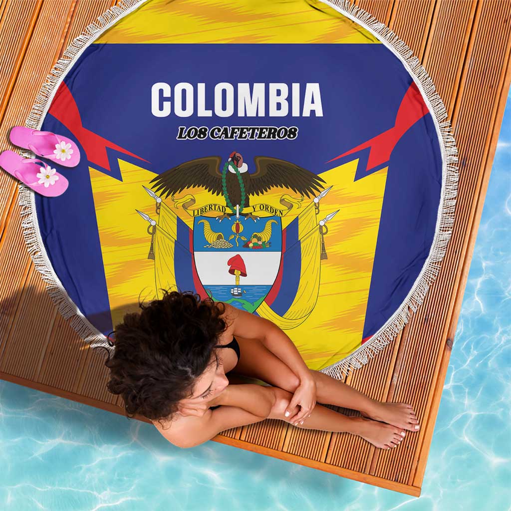 Football Colombia Beach Blanket Los Cafeteros Go Champions