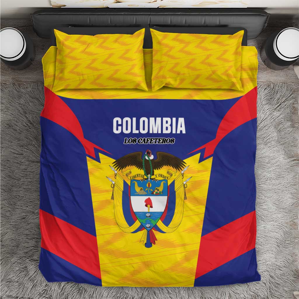 Football Colombia Bedding Set Los Cafeteros Go Champions