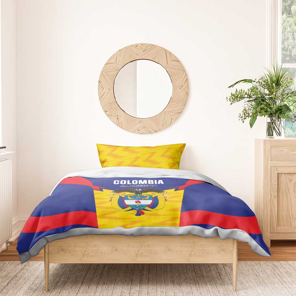 Football Colombia Bedding Set Los Cafeteros Go Champions
